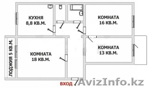 Продажа трехкомнатной квартиры, 65 м, Сатпаева, дом 8/3 - Изображение #2, Объявление #1320650