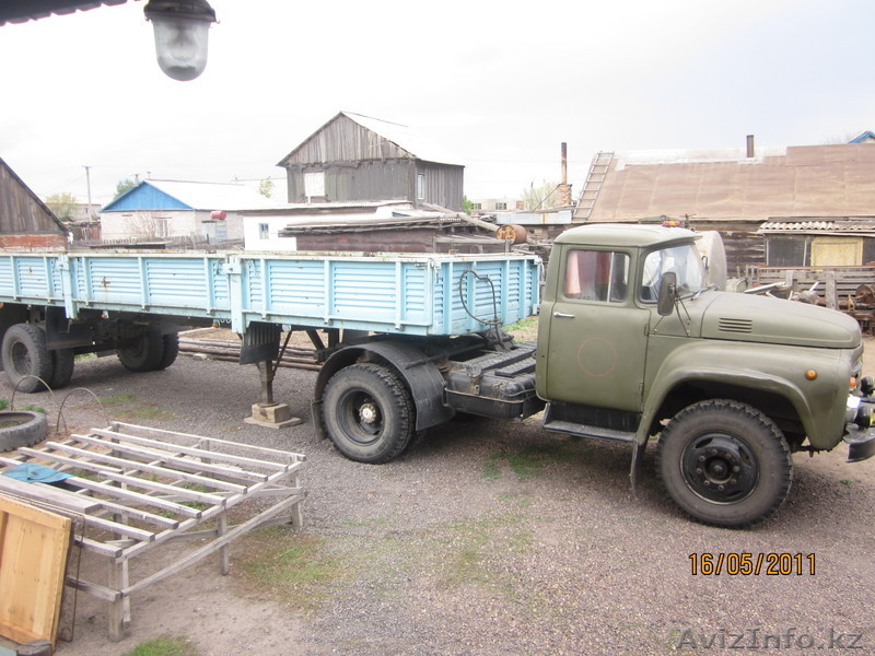 ЗИЛ тягач 1989 г. с прицепом 8м.  - Изображение #1, Объявление #688458