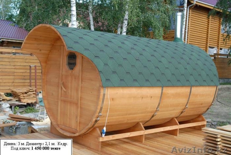 Бочка баня из кедра - Изображение #1, Объявление #916213