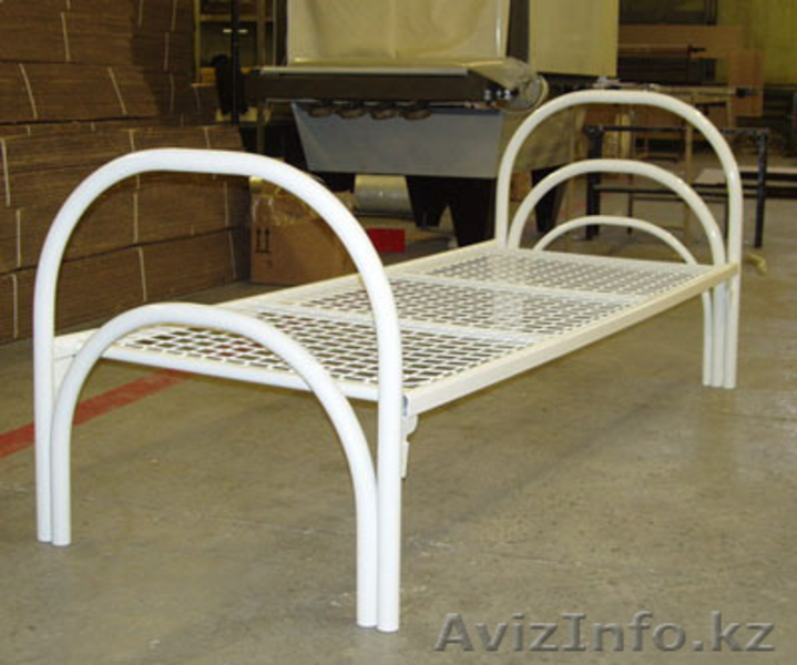 Кровати металлические двухъярусные для казарм, кровати трёхъярусные оптом - Изображение #3, Объявление #1421173